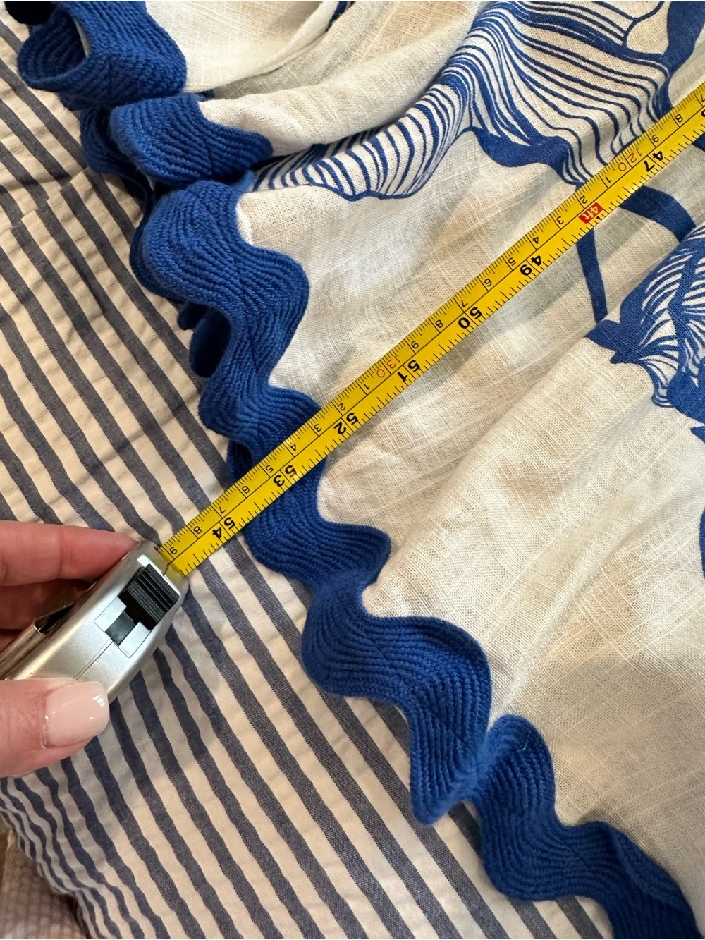 Blue and White Coastal Sundress - XL - Summer Style - Picture 5 of 12